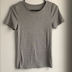 Gray Fitted T-shirt